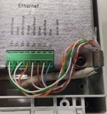 Ethernet connexion